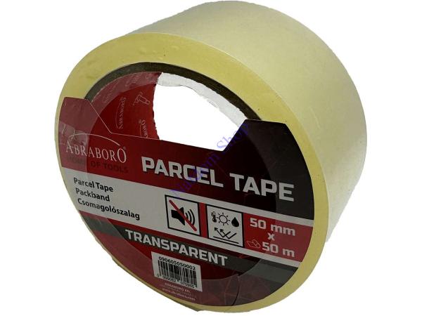 CSOMAGOLÓSZALAG ÁTLÁTSZÓ 50X50 MM