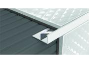 Szögletes élvédő, alu - 2,5 m